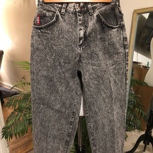 Vintage 80s Lee Acid Wash Jeans 26